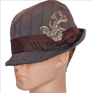 Headers Old School Fedora Hat – Classic Vintage Style, Size M